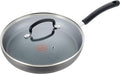 T-Fal Ultimate Hard Anodized Nonstick Fry Pan With Lid 10 Inch, Oven Broiler Safe 400F, Lid Safe 350F, Cookware, Kitchen, Home, Versatile Frying Pan, Skillet, Pots and Pans, Dishwasher Safe, Onyx