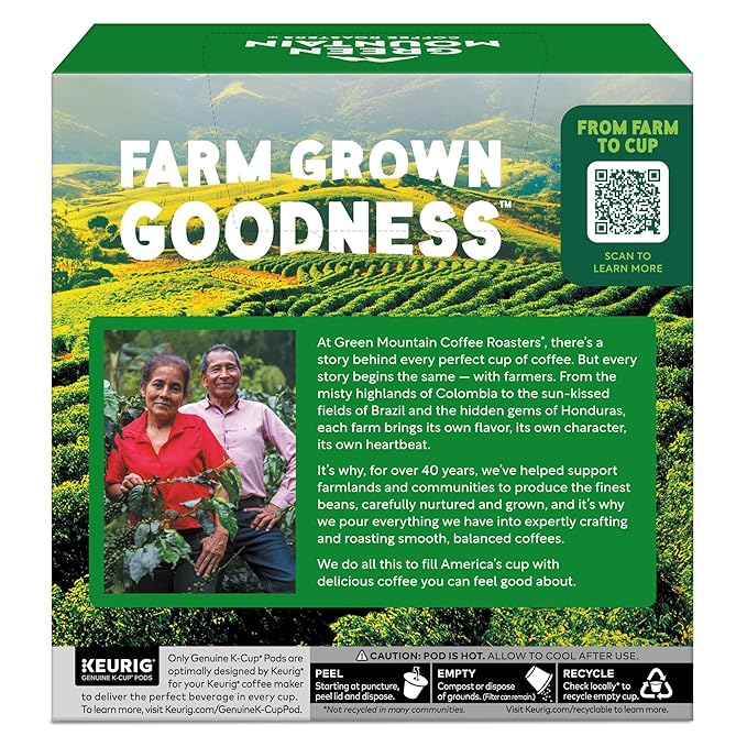 Green Mountain Coffee Roasters Colombia Select Coffee, Keurig Single-Serve K-Cup pods, Medium Roast, 32 Count