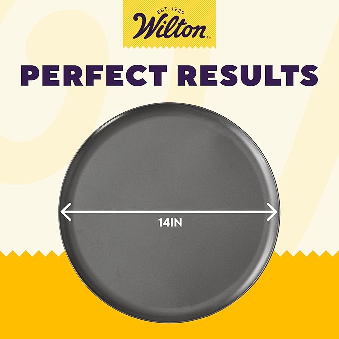 Wilton Perfect Results Premium Non-Stick Pizza Pan, 14 Inch