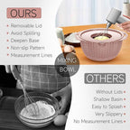 4-1 Colander with Bowl & Spoons Set - Food Strainer with New Upgraded Graters & Spoons - Colanders for kitchen(Patented) - Strainer for Fruit Pasta Veggie, Funny Presents for Women, Pink