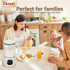8 in 1 Nut Milk Maker Blender With 20 Bladers,40oz Soy, Almond, Oat, Coconut, Plant Based and Non Dairy Beverages, Automatic Soybean Machine With Delay Start/Keep Warm/Boil Water/Auto-clean