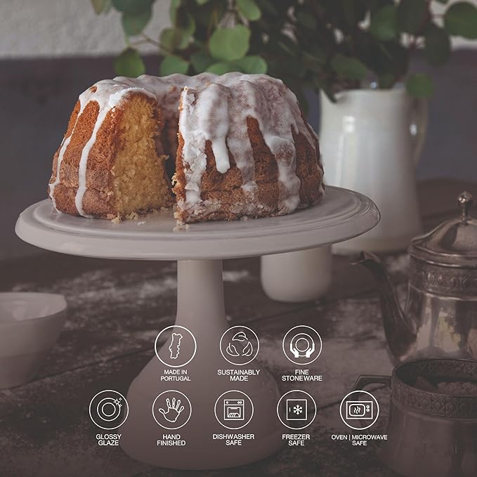 Casafina Ceramic 17.25" x 10.25" Rectangular Ruffled Baker - Cook & Host Collection, White | Oven & Dishwasher Safe Bakeware | Food Safe Glazing | Restaurant Quality Dinnerware