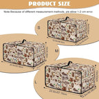 Coffee Chocolate Cake Print Toaster Oven Cover with Top Handle, Heavy Duty Dust-proof Microwave Oven Cover Compatible with Most Toasters Ovens (Small-14.5 * 18.46 * 9 inches)