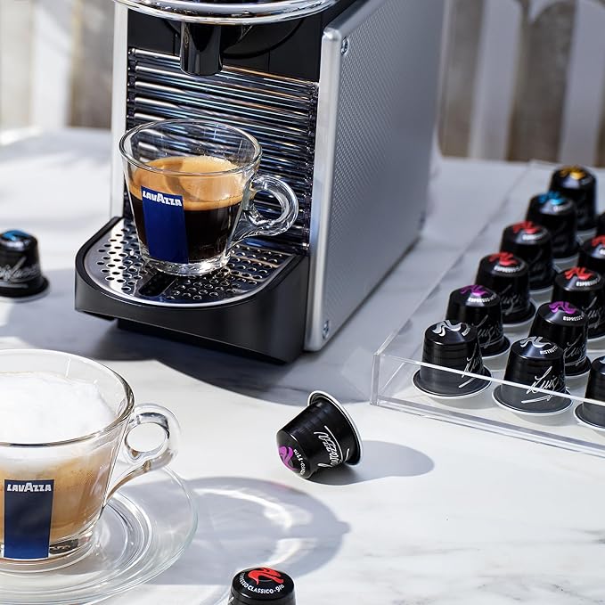 Lavazza Espresso Variety Pack of Aluminum Capsules Compatible with Nespresso* Original Machines, Contains Light, Medium, and Dark Espresso Roast (60 Capsules)