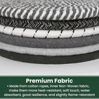 8 Inch Trivets for Hot Dishes, Hot Pots and Pans, Thick Heat Resistant Large Coaster for Kitchen, Hot Pads, Kitchen Essentials, Kitchen Decor for Table & Countertop, 6 Pcs