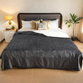 Electric Heated Blanket Full Size - 72"x84", Soft Flannel Heating Blanket, 10 Heating Levels, 1-12 H Auto Shut Off, Breathable Warm and Washable for Bed, Dark Grey