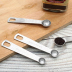 Luomorgo 7 Pcs/Set Measuring Spoons Set, Stainless Steel Measuring Spoons & Tablespoons, 1/8 tsp, 1/4 tsp, 1/2 tsp, 3/4 tsp, 1 tsp, 1/2 tbsp, 1 tbsp for Measuring Dry and Liquid Ingredients