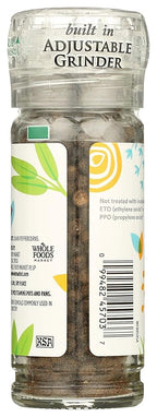 365 by Whole Foods Market, Black Peppercorn Grinder, 1.55 Ounce (Pack of 2)