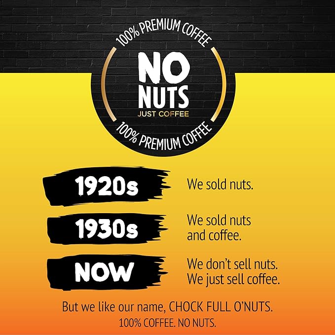 Chock Full o'Nuts Variety Pack, K-Cup Compatible Pods (48 Count) - Arabica Coffee in Eco-Friendly Keurig-Compatible Single Serve Cups
