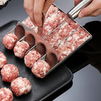 Quadruple Rice-meat dumplings Maker Tool, 304 stainless steel rice-meat dumplings stick, easy to make rice-meat dumplings, kitchen rice-meat dumplings making tool for cooking and baking