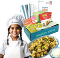 eat2explore Cooking Kits for Kids 18 Pcs – Interactive & Educational Kids Cooking Sets Real for Ages 5 and Up,3 Recipe Cards & Global Ingredients – Perfect for Families and Homeschooling (China)
