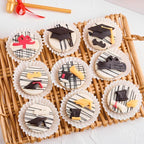 4 PCS Graduation Chocolate Fondant Molds, Silicone Graduation Cap Diploma Candy Molds for Cake, Cupcake Decorations, Graduation Party Supplies
