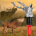 LKKCHER Deer Head Wine Bottle Pourer and Stopper Birthday Gifts Hunting Gifts for Hunters Men Dad Liquor Bottle Pourers Spout for Alcohol Spirits, Stag Gifts Wine Gifts, Dark Silver