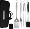 Pork Barrel BBQ Tool Set Grill Kit - Premium Stainless Steel BBQ Grill Accessories, Grilling Tools & BBQ Accessories for Outdoor Grill - Perfect BBQ Tools and Grilling Gifts for Men