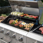 Stanbroil Full Size Griddle Insert for Most 4-Burner Gas Grill Universal Flat Top Grill Griddle for Weber, Royal Gourmet, Cuisinart, Char-Broil, Nexgrill, Napoleon, Dyna-Glo, Monument Grills and More