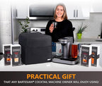 Bartesian Dust Cover - Bartesian Cover for Cocktail Machine - Compatible with Premium, Professional, Duet - Black