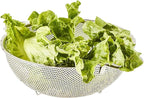 3-Piece Stainless Steel Mesh Micro-Perforated Strainer Colander Set (1-Quart, 2.5-Quart and 4.5-Quart)