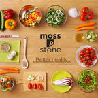 Moss & Stone 6-Piece Borosilicate Glass Casserole Set with Durable Plastic Lids – 2.6/1.5/1 Qt Oven & Microwave Safe Glass Baking Dishes for Cooking, Serving & Kitchen Storage