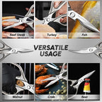 SSGP Kitchen Shears Set, All Purpose Heavy Duty Poultry Shears, Sharp Japanese Meat Scissors, Dishwash Safe Stainless Steel Kitchen Scissors for Food, Chicken Bones, Turkey, Christmas Gifts Women Men
