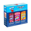 Nostalgia Kool-Aid Cotton Candy Variety Kit – 3 Flossing Sugar Flavors (Black Cherry, Sharkleberry, Peach Mango) – 7-oz Bottles – Compatible with Cotton Candy Makers – Party Supplies