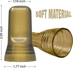 Esatto 24 Pieces Pour Spout Covers Champagne Liquor Bottle Toppers, Universal Bottle Pour Dispenser, Liquor Bottle Covers Bottle Cover Dust for Home Kitchen Tools Supplies