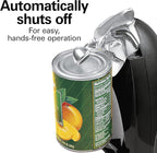 Hamilton Beach Electric Automatic Can Opener with Auto Shutoff,Knife Sharpener,Cord Storage,and SureCut Patented Technology,Extra Tall,Black,(Pack of 2)