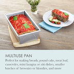 Chicago Metallic Loaf Pan, Commercial II, 1-Pound | Uncoated | Traditional | Pack of 2