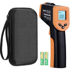 Blackstone Infrared Thermometer Temperature Gun for Cooking, IR Thermometer for Pizza Oven Griddle Cast Iron -58℉~1022℉ Non-Contact Digital Laser Thermometer Gun with Hard Storage Case (NOT for Human)