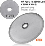 Sivaphe 12 oz French Press Replacement Filter, 1-2 Cup Coffee Maker Stainless Steel Filter, 6 Pieces Mesh Screen for 350ml Small French Coffee Press