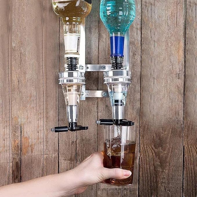 Optic Liquor Dispenser 0.85oz 25ml Bar Tool for Wine, Cocktails, and Liquor, Drink Pourer Bartending Tool，Perfect for Pouring and Measuring Spirits at Home or Pubs, Set of 2
