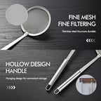 6.89 Large Metal Spider Strainer With Mesh Fatoff Mesh Slotted Spoon For Kitchen,Stainless Steel Cooking Oil Strainer For Deep Fry Basket