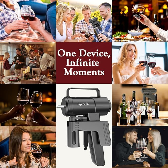 Ultimate Wine Preservation System with Built-In Aerator & Cork-Still Vacuum Tech– Keeps Fresh for 5+ Weeks, Advanced One-Touch Wine Preserver & Saver, No Consumables Needed, Ideal Kit for Connoisseurs