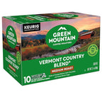 Green Mountain Coffee Roasters Vermont Country Blend Keurig Single-Serve K-Cup Pods, Medium Roast Coffee, 60 Count (6 Packs of 10)