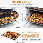 Reusable Liners for Toaster Oven Compatible with Double Oven with FlexDoor, Ninja Foodi XL Pro DT200, Prestige Smart, Double Stack Countertop Oven, Liners for Trays and Racks