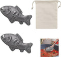 2 Pcs Iron Fish Cooking Tool, Lucky Iron Fish For Iron Deficiency, Natural Iron Supplement To Support Iron Levels For Vegans,Iron Fish For Cooking Great Gift