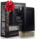 PepperMate Traditional Black Pepper Grinder Mill - Manual, High-Efficiency Salt and Pepper Grinder - Durable, Adjustable Coarseness Pepper Mill Grinder - Easy to Use