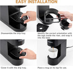 Drip Tray Mug Riser Compatible with K-Mini Single Serve K-Cup Pod Coffee Maker, Coffee Cup Riser for Keurig Accessories, Reduce Splashes