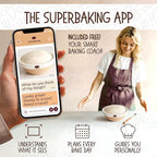 Superbaking Sourdough Proofing Basket Gift Set, Round 9" & Oval 10" Banneton, Sourdough Starter Kit, Sourdough Banneton Basket, Banneton Bread Proofing Basket Set of 2, Sourdough Bread Baking Supplies