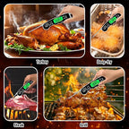 Stocking Stuffers for Men Women Adults: Meat Thermometer Digital, Instant Read Meat Thermometer with Backlight & Magnet for Kitchen, Beef, Grill, Turkey,IP67 Waterproof Cooking Thermometer