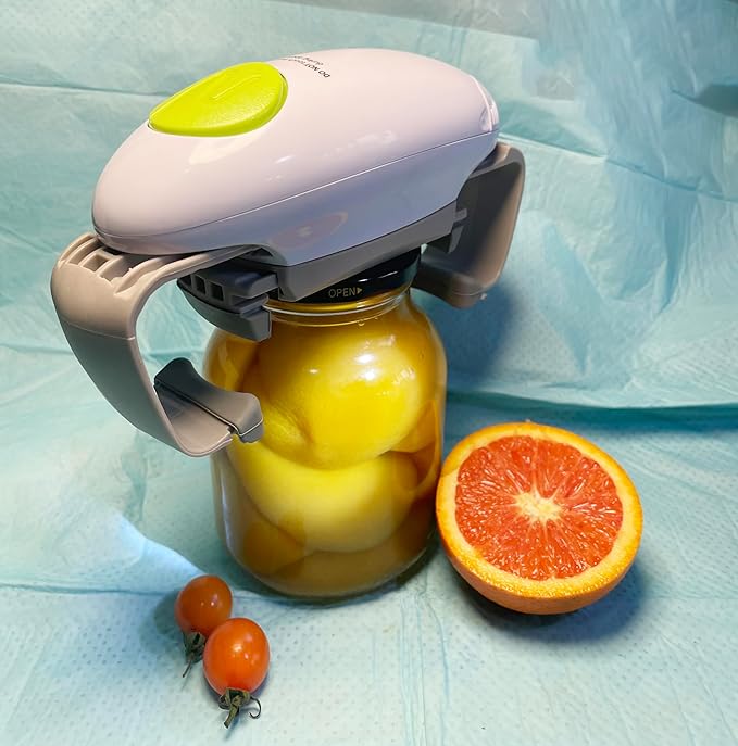 Jar Opener for weak hands, Jar Opener for seniors with arthritis, Electric Jar Openers for Seniors, Fits 1.2" - 3.5" Lid size, Suitable for the elderly/arthritis (High configuration version）