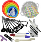 Chef Craft 41-Piece My First Kitchen Tool and Gadget Set, Multicolor (42068)