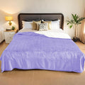 Electric Heated Blanket King Size - 90"x100", Soft Flannel Heating Blanket, 10 Heating Levels, 1-12 H Auto Shut Off, Breathable Warm and Washable for Bed, Light Purple