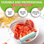 Spring Chef Large Mint Dough Blender - Stainless Steel Pastry Cutter Tool For Baking w/Thick Sharp Blades - Butter & Dough Cutter - Pastry Blender for Easy Mixing - Dishwasher Safe Kitchen Essentials