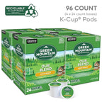Green Mountain Coffee Roasters Our Blend Keurig Single-Serve K-Cup Pods, Light Roast, 96 Count