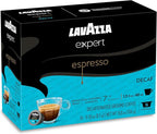 Lavazza Expert Espresso Decaf Capsules, Medium Roast, Arabica and Robusta Blend, Compatible with Lavazza Classy Machines (36 Capsules)