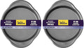Wilton Advance Select Premium Non-Stick 9-Inch Round Cake Pan, Steel, Silver (Pack of 2)