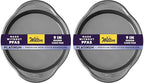 Wilton Advance Select Premium Non-Stick 9-Inch Round Cake Pan, Steel, Silver (Pack of 2)