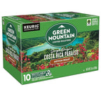 Green Mountain Coffee Roasters Costa Rica Paraiso, Keurig Single Serve K-Cup Pods, Medium Roast Coffee, 60 Count, (6 Packs of 10)