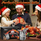 Stocking Stuffers for Men Women BBQ Sauce Pot and Basting Brush Set, White Elephant Gifts for Adults Kitchen Gadgets, Christmas Grilling Gift for Men, Cooking Grilling Accessories Gift for Dad Husband
