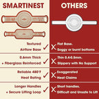 Sourdough Silicone Bread Sling for Dutch Oven, 2PCS Non-Stick Reusable Baking Mat with Long Handles, Essentials Bread Making Supplies for Dough Transfer and Loaf Pan Lifter Liner, Set Of Oval & Round